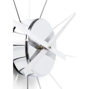 Fashion KARE Design Wall Clock Like Umbrella Chrome