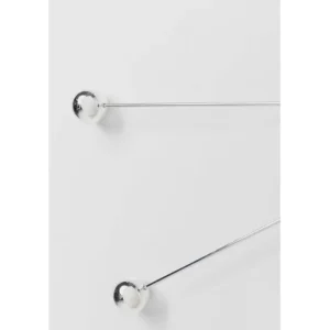 Best KARE Design Wall Clock Like Umbrella Balls Chrome
