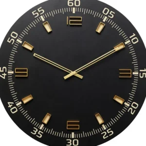 Outlet KARE Design Wall Clock Milk Bar Black Ø60cm