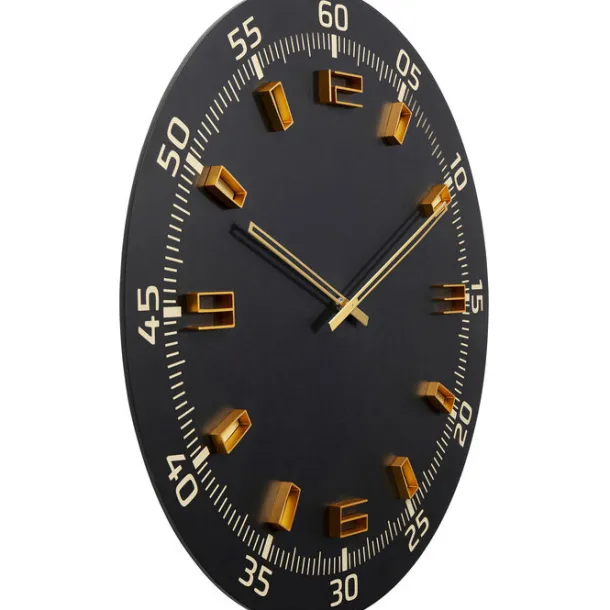 wall_clock_milk_bar_black_1.webp Outlet KARE Design Wall Clock Milk Bar Black Ø60cm