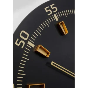 Outlet KARE Design Wall Clock Milk Bar Black Ø60cm