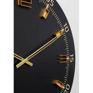 Outlet KARE Design Wall Clock Milk Bar Black Ø60cm