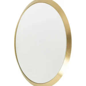 Clearance KARE Design Wall Mirror Arezzo Brass Ø100cm