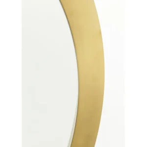Clearance KARE Design Wall Mirror Arezzo Brass Ø100cm