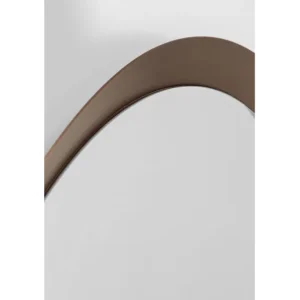 New KARE Design Wall Mirror Arezzo Coffee Ø100cm