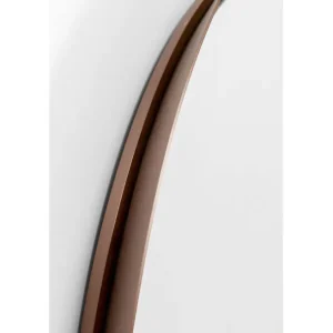 New KARE Design Wall Mirror Arezzo Coffee Ø100cm