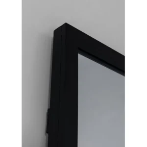 Online KARE Design Wall Mirror Brick Black 71x182cm