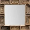Fashion KARE Design Wall Mirror Brick 90x90cm