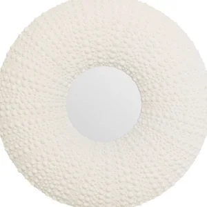 Outlet KARE Design Wall Mirror Sea Jewellery Weiß Ø110cm