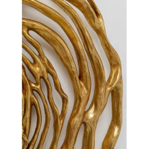 Best KARE Design Wall Mirror Twiggy Gold Ø121cm