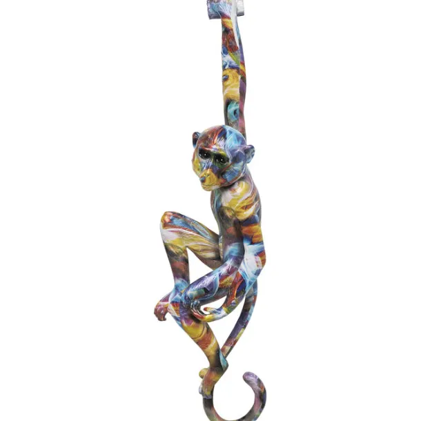 wall_object_hanging_ape_c_0.webp Clearance KARE Design Wall Object Hanging Ape Colorful 17x67cm