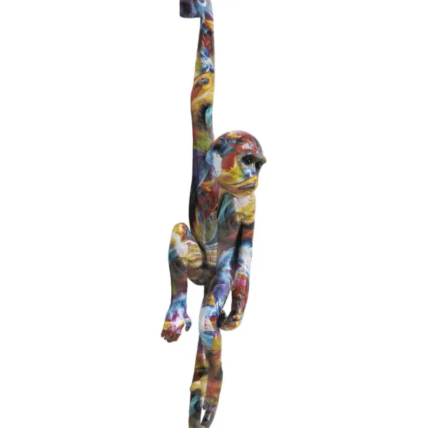 wall_object_hanging_ape_c_2.webp Clearance KARE Design Wall Object Hanging Ape Colorful 17x67cm