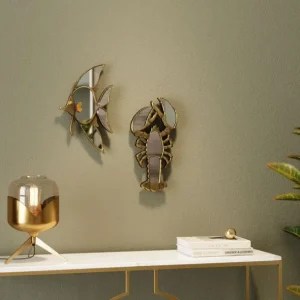 Clearance KARE Design Wall Object Langosta Mirror 21x41cm