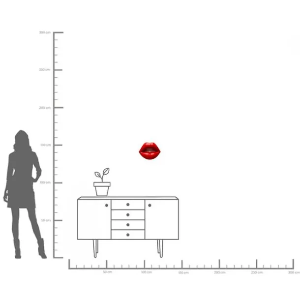wall_object_lips_cm_2.webp Fashion KARE Design Wall Object Lips 30cm