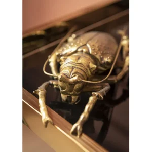 Best KARE Design Wall Object Longicorn Beetle Gold