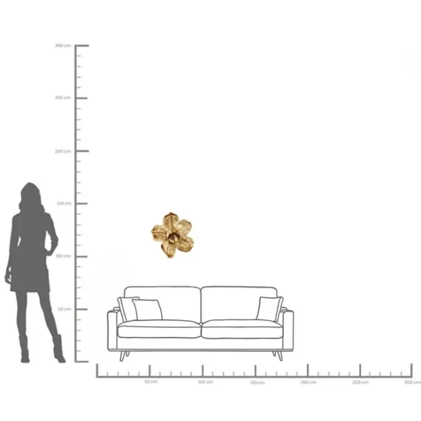 wall_object_orchid_gold_c_3.webp Outlet KARE Design Wall Object Orchid Gold 44cm