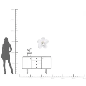 Clearance KARE Design Wall Object Orchid White 54cm