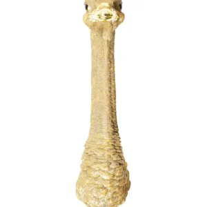 Fashion KARE Design Wall Object Ostrich Gold 19x72cm