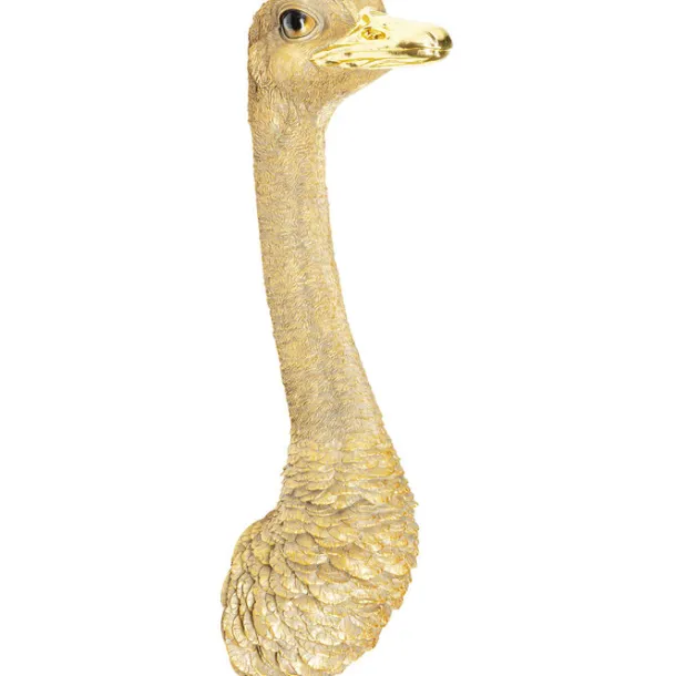 wall_object_ostrich_gold__3.webp Fashion KARE Design Wall Object Ostrich Gold 19x72cm