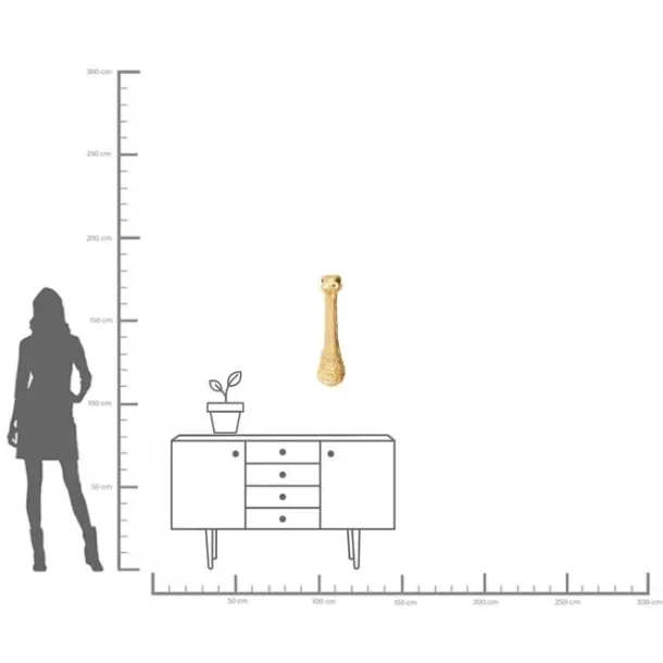 wall_object_ostrich_gold__4.webp Fashion KARE Design Wall Object Ostrich Gold 19x72cm