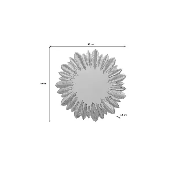 wall_object_pina_mirror_x_3.webp Outlet KARE Design Wall Object Pina Mirror 26x50cm