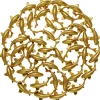 Outlet KARE Design Wall Object School of Koi Gold Ø160cm