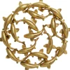 Best KARE Design Wall Object School of Koi Gold Ø102cm
