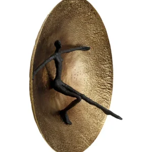 Clearance KARE Design Wall Object Umano Brass Ø59cm