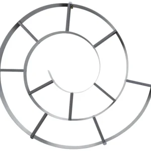 Outlet KARE Design Wall Shelf Snail silver-grey