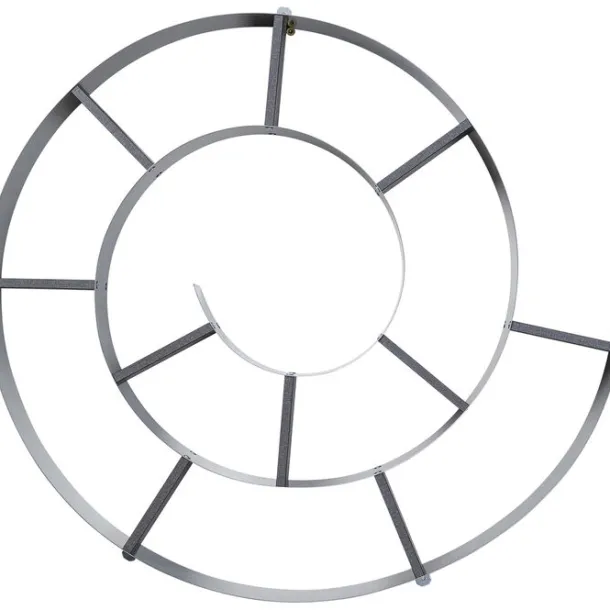 wall_shelf_snail_silvergr_0.webp Outlet KARE Design Wall Shelf Snail silver-grey