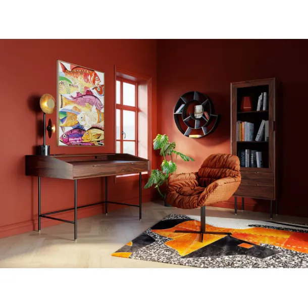 wall_shelf_snail_silvergr_1.webp Outlet KARE Design Wall Shelf Snail silver-grey