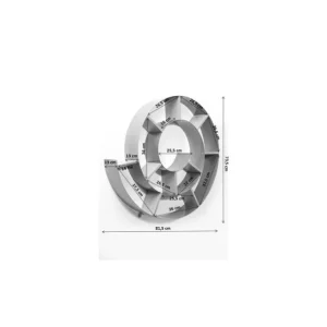 Outlet KARE Design Wall Shelf Snail silver-grey