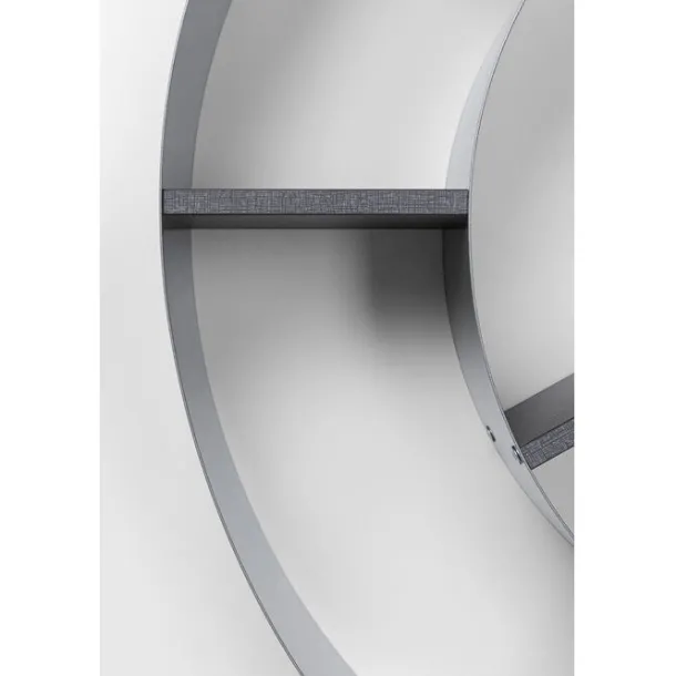 wall_shelf_snail_silvergr_6.webp Outlet KARE Design Wall Shelf Snail silver-grey