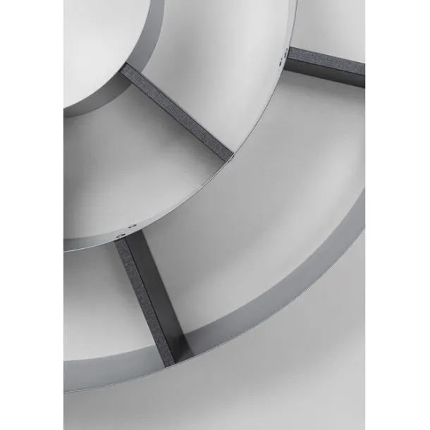 wall_shelf_snail_silvergr_7.webp Outlet KARE Design Wall Shelf Snail silver-grey