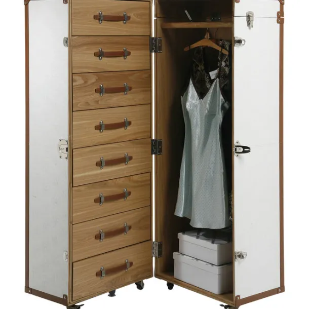 wardrobe_trunk_croco_whit_2.webp New KARE Design Wardrobe Trunk Croco White Cosmopolitan