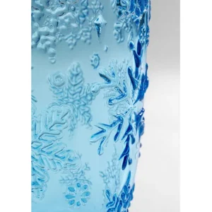 Online KARE Design Water Glass Ice Flowers Blue
