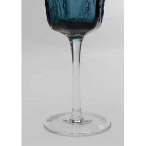 Outlet KARE Design White Wine Glass Cascata Blue