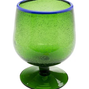 Outlet KARE Design Wine Glass Bubbles Green