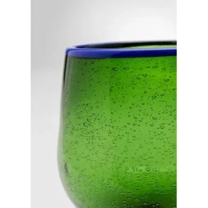 Outlet KARE Design Wine Glass Bubbles Green