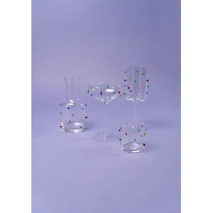 New KARE Design Wine Glass Party Dots 23cm