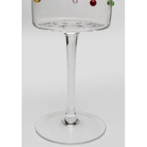 New KARE Design Wine Glass Party Dots 23cm