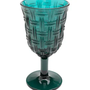 Outlet KARE Design Wine Glass Tissue Bluegreen 17cm