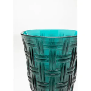 Outlet KARE Design Wine Glass Tissue Bluegreen 17cm