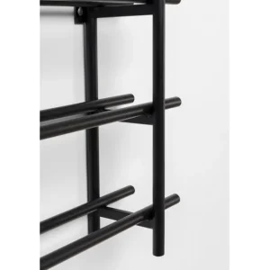 Sale KARE Design Wine Shelf Cape Town Black 80x34cm