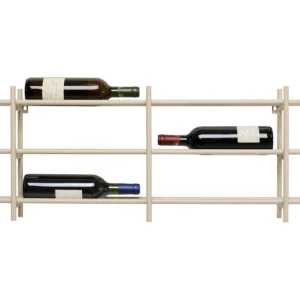 Clearance KARE Design Wine Shelf Cape Town Greige 80x34cm