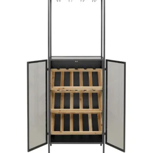 Discount KARE Design Wine Shelf Porto Bar Black 60x170cm