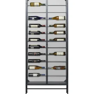 Best KARE Design Wine Shelf Porto Black 75x180cm