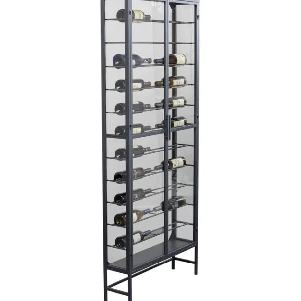 wine_shelf_porto_black_xc_1.webp Best KARE Design Wine Shelf Porto Black 75x180cm