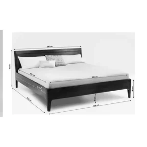 Outlet KARE Design Wooden Bed Brooklyn Walnut 180x200cm