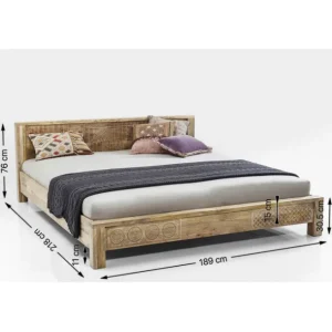 Hot KARE Design Wooden Bed Puro 180x200cm